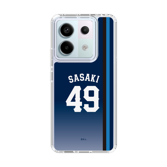 スリムプロテクションケース［ 埼玉西武ライオンズ- #49 SASAKI - ビジター ］
