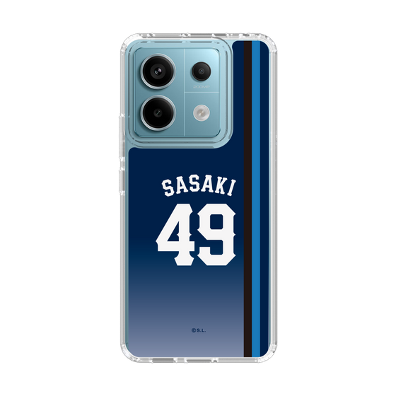 スリムプロテクションケース［ 埼玉西武ライオンズ- #49 SASAKI - ビジター ］