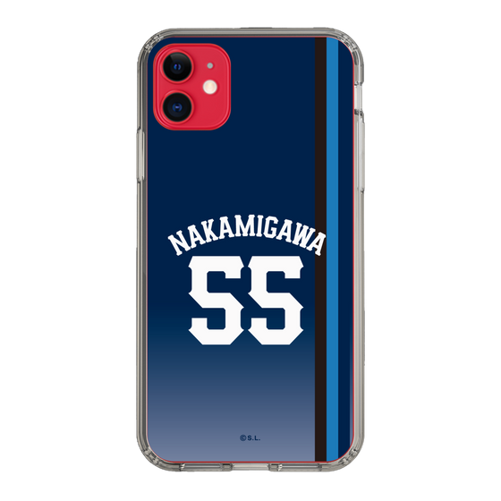 スリムプロテクションケース［ 埼玉西武ライオンズ- #55 NAKAMIGAWA - ビジター ］