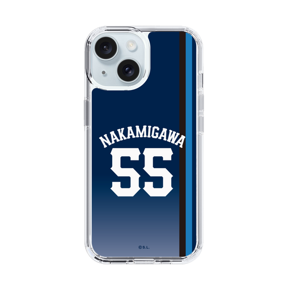 スリムプロテクションケース［ 埼玉西武ライオンズ- #55 NAKAMIGAWA - ビジター ］
