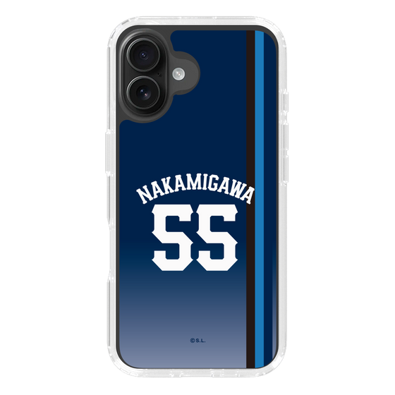 スリムプロテクションケース［ 埼玉西武ライオンズ- #55 NAKAMIGAWA - ビジター ］