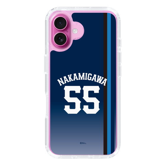 スリムプロテクションケース［ 埼玉西武ライオンズ- #55 NAKAMIGAWA - ビジター ］