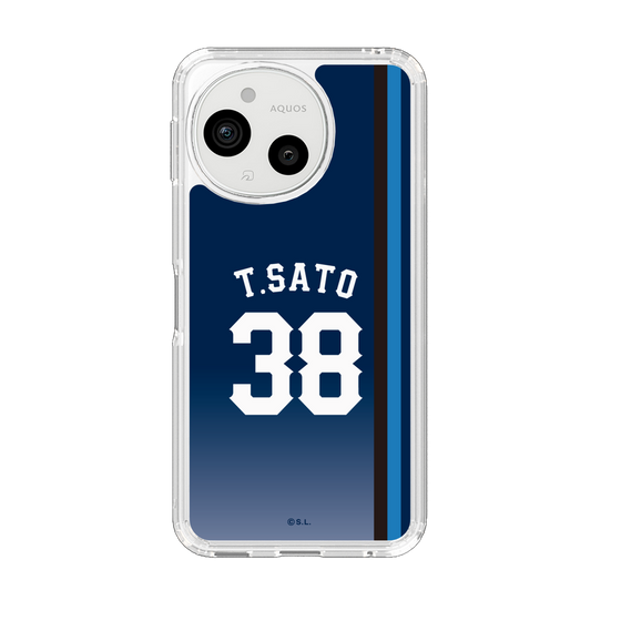 スリムプロテクションケース［ 埼玉西武ライオンズ- #38 T.SATO - ビジター ］