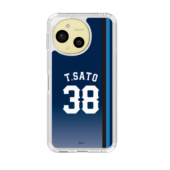 スリムプロテクションケース［ 埼玉西武ライオンズ- #38 T.SATO - ビジター ］