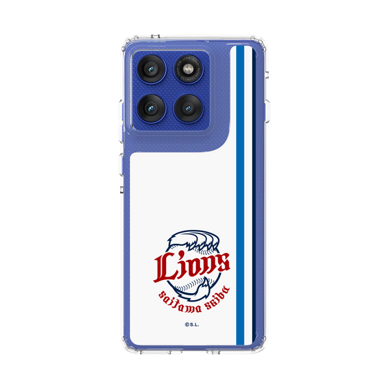 スリムプロテクションケース［ 埼玉西武ライオンズ- ロゴ - ホワイト ］