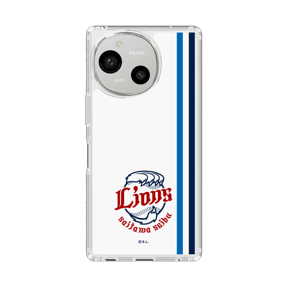 スリムプロテクションケース［ 埼玉西武ライオンズ- ロゴ - ホワイト ］