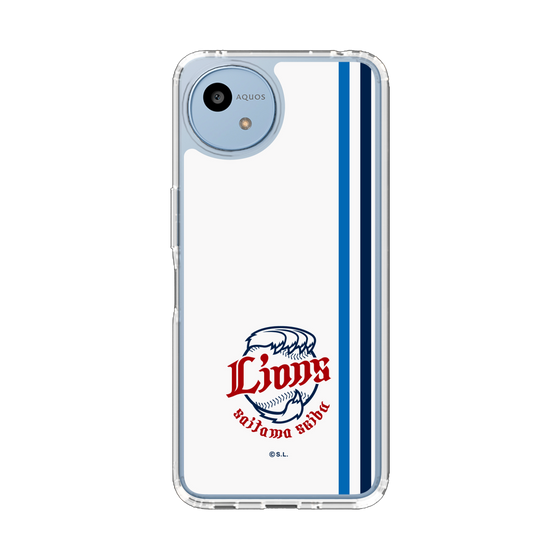 スリムプロテクションケース［ 埼玉西武ライオンズ- ロゴ - ホワイト ］