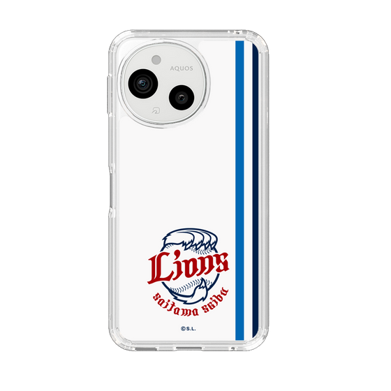 スリムプロテクションケース［ 埼玉西武ライオンズ- ロゴ - ホワイト ］