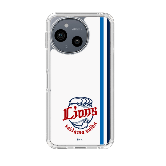 スリムプロテクションケース［ 埼玉西武ライオンズ- ロゴ - ホワイト ］