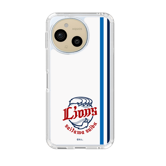 スリムプロテクションケース［ 埼玉西武ライオンズ- ロゴ - ホワイト ］