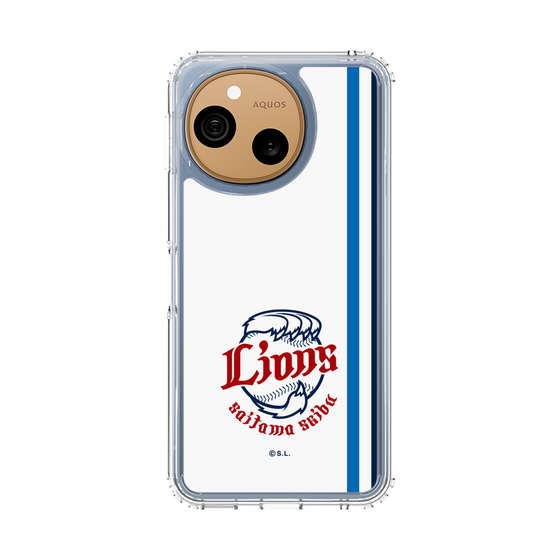 スリムプロテクションケース［ 埼玉西武ライオンズ- ロゴ - ホワイト ］