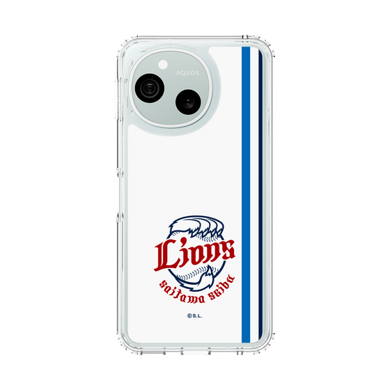 スリムプロテクションケース［ 埼玉西武ライオンズ- ロゴ - ホワイト ］