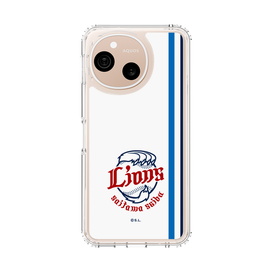 スリムプロテクションケース［ 埼玉西武ライオンズ- ロゴ - ホワイト ］