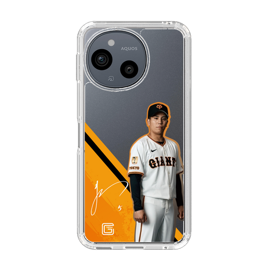 スリムプロテクションケース［ 読売ジャイアンツ - #5 KADOWAKI -サイン ］