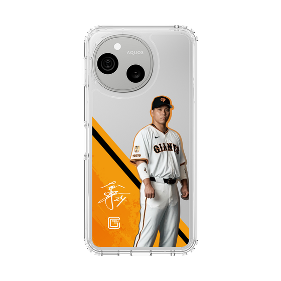 スリムプロテクションケース［ 読売ジャイアンツ - #24 OHSHIRO -サイン ］