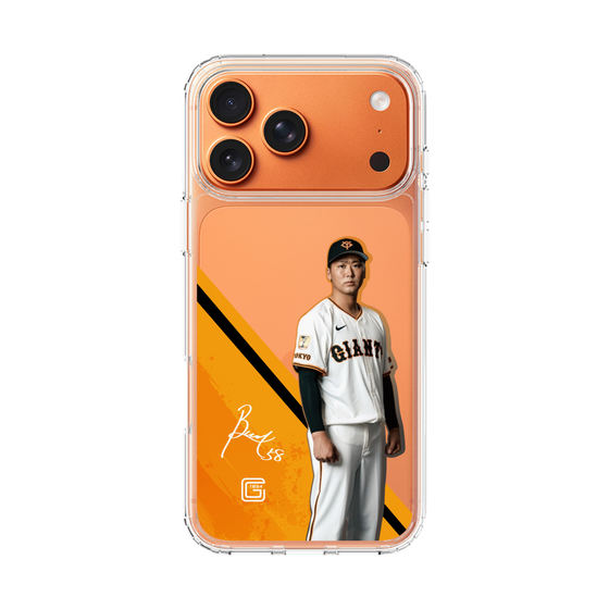 スリムプロテクションケース［ 読売ジャイアンツ - #58 FUNABASAMA -サイン ］