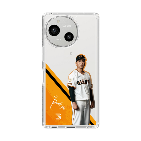 スリムプロテクションケース［ 読売ジャイアンツ - #58 FUNABASAMA -サイン ］