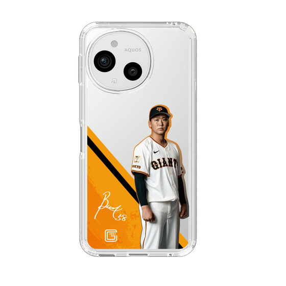 スリムプロテクションケース［ 読売ジャイアンツ - #58 FUNABASAMA -サイン ］