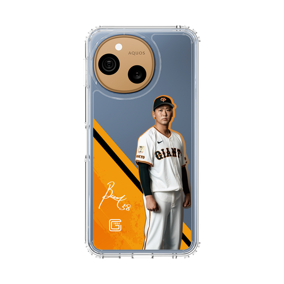 スリムプロテクションケース［ 読売ジャイアンツ - #58 FUNABASAMA -サイン ］