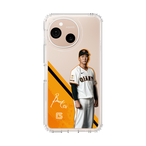 スリムプロテクションケース［ 読売ジャイアンツ - #58 FUNABASAMA -サイン ］