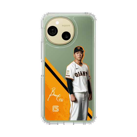 スリムプロテクションケース［ 読売ジャイアンツ - #58 FUNABASAMA -サイン ］