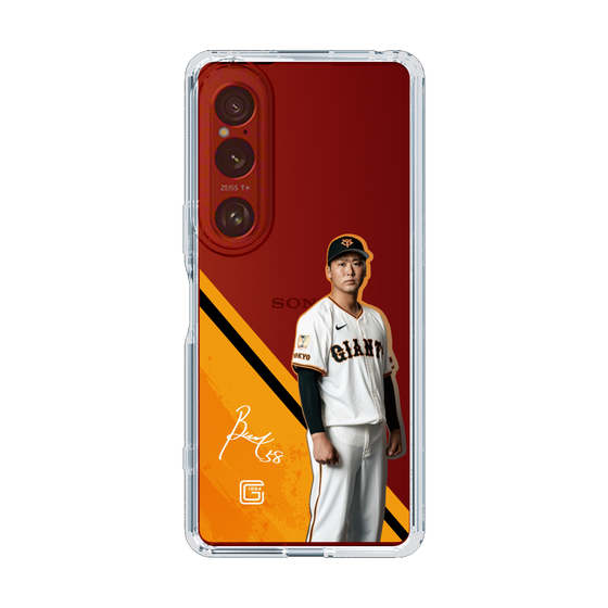 スリムプロテクションケース［ 読売ジャイアンツ - #58 FUNABASAMA -サイン ］