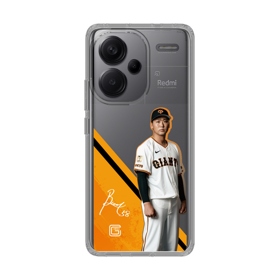 スリムプロテクションケース［ 読売ジャイアンツ - #58 FUNABASAMA -サイン ］