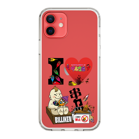 スリムプロテクションケース［ クシニョロ - アイラブ串カツ - クリア ］
