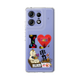 スリムプロテクションケース［ クシニョロ - アイラブ串カツ - クリア ］
