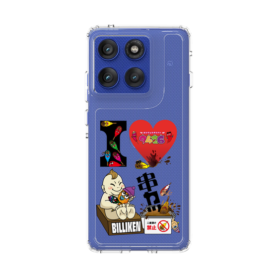 スリムプロテクションケース［ クシニョロ - アイラブ串カツ - クリア ］