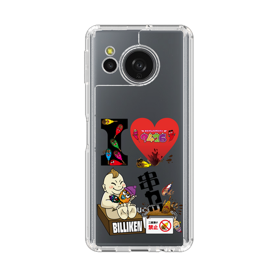 スリムプロテクションケース［ クシニョロ - アイラブ串カツ - クリア ］