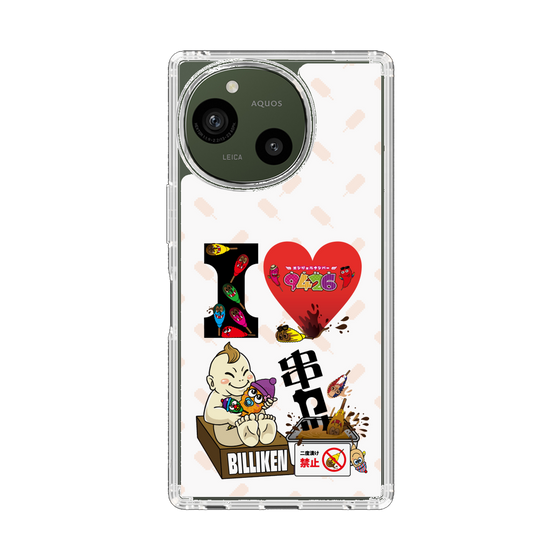 スリムプロテクションケース［ クシニョロ - アイラブ串カツ - カラー ］