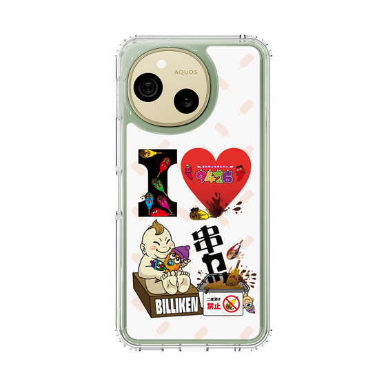 スリムプロテクションケース［ クシニョロ - アイラブ串カツ - カラー ］