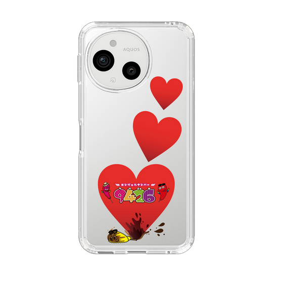 スリムプロテクションケース［ クシニョロ - angelナンバー - ハート ］