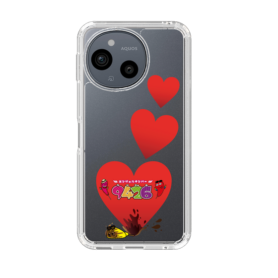 スリムプロテクションケース［ クシニョロ - angelナンバー - ハート ］