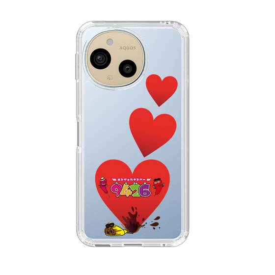 スリムプロテクションケース［ クシニョロ - angelナンバー - ハート ］