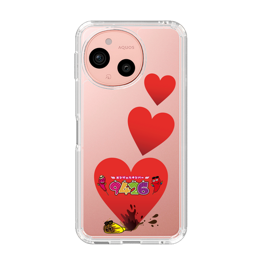 スリムプロテクションケース［ クシニョロ - angelナンバー - ハート ］