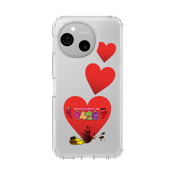 スリムプロテクションケース［ クシニョロ - angelナンバー - ハート ］