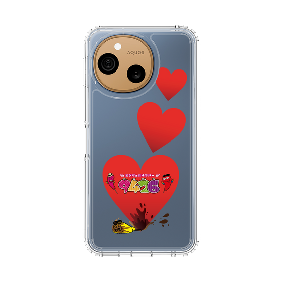 スリムプロテクションケース［ クシニョロ - angelナンバー - ハート ］