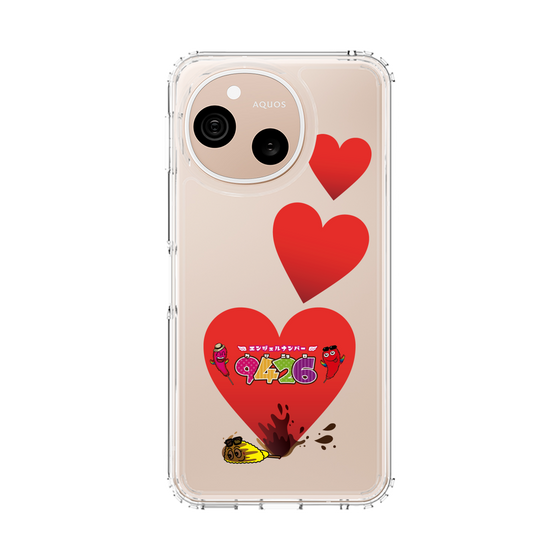 スリムプロテクションケース［ クシニョロ - angelナンバー - ハート ］