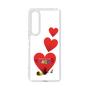 スリムプロテクションケース［ クシニョロ - angelナンバー - ハート ］