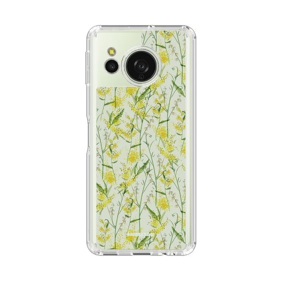 スリムプロテクションケース［ 日比谷花壇 - DelicateGeometry - ライトグリーン ］