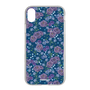 スリムプロテクションケース［ 日比谷花壇 - FloralSymphony - ネイビー ］
