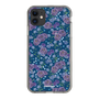 スリムプロテクションケース［ 日比谷花壇 - FloralSymphony - ネイビー ］