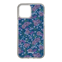 スリムプロテクションケース［ 日比谷花壇 - FloralSymphony - ネイビー ］