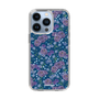 スリムプロテクションケース［ 日比谷花壇 - FloralSymphony - ネイビー ］