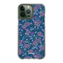 スリムプロテクションケース［ 日比谷花壇 - FloralSymphony - ネイビー ］