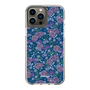 スリムプロテクションケース［ 日比谷花壇 - FloralSymphony - ネイビー ］