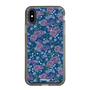 スリムプロテクションケース［ 日比谷花壇 - FloralSymphony - ネイビー ］
