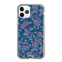 スリムプロテクションケース［ 日比谷花壇 - FloralSymphony - ネイビー ］